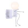 European Retro Decorative Wall Lamp for Hallways and Corridors - Iron Art Industrial Style Mirror Front Cafe Lighting