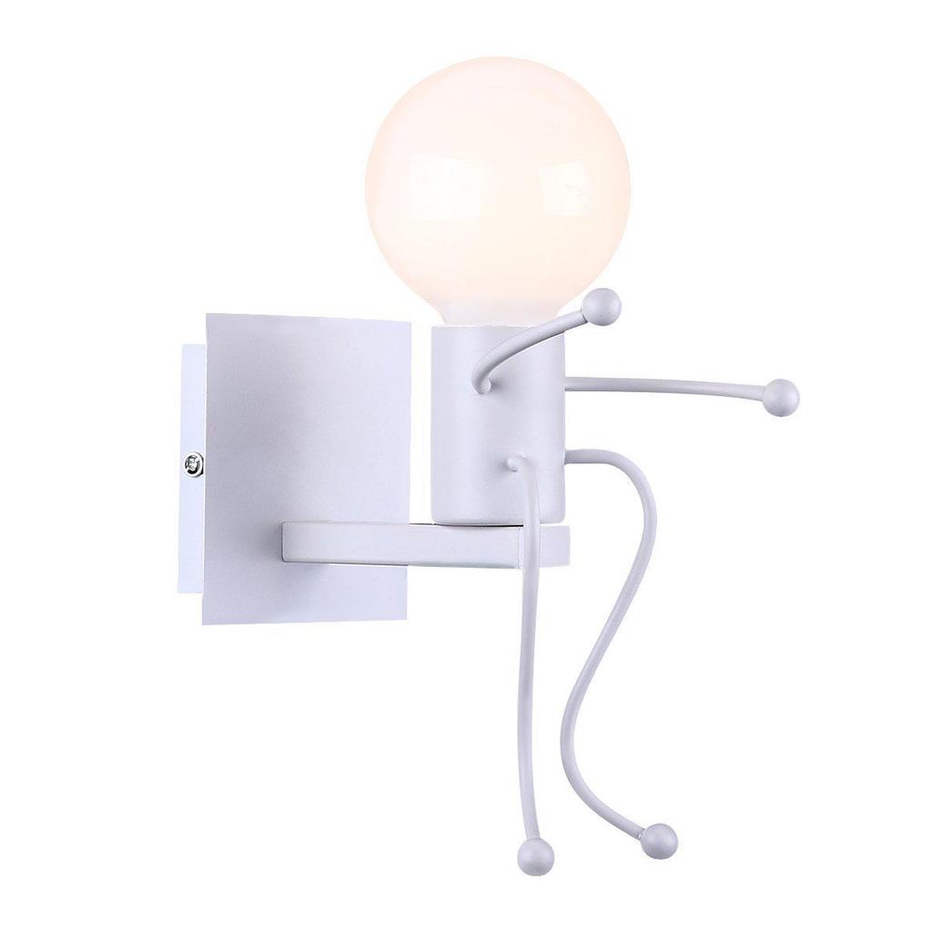 European Retro Decorative Wall Lamp for Hallways and Corridors - Iron Art Industrial Style Mirror Front Cafe Lighting