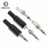 3.5mm RCA Plug 2 3 4 Pole Mono Stereo Audio Video Dual Audio Plug Headphone Cable Wire Connector For Headphone Socket