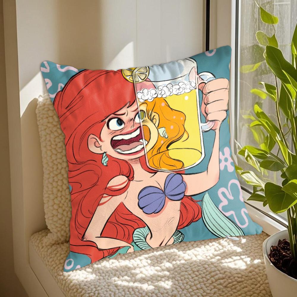 Pillow Covers Decorative Pillows for the Living Room Kawaii MMermaids Home and Decoration Pillowcase Decor x Holidays More