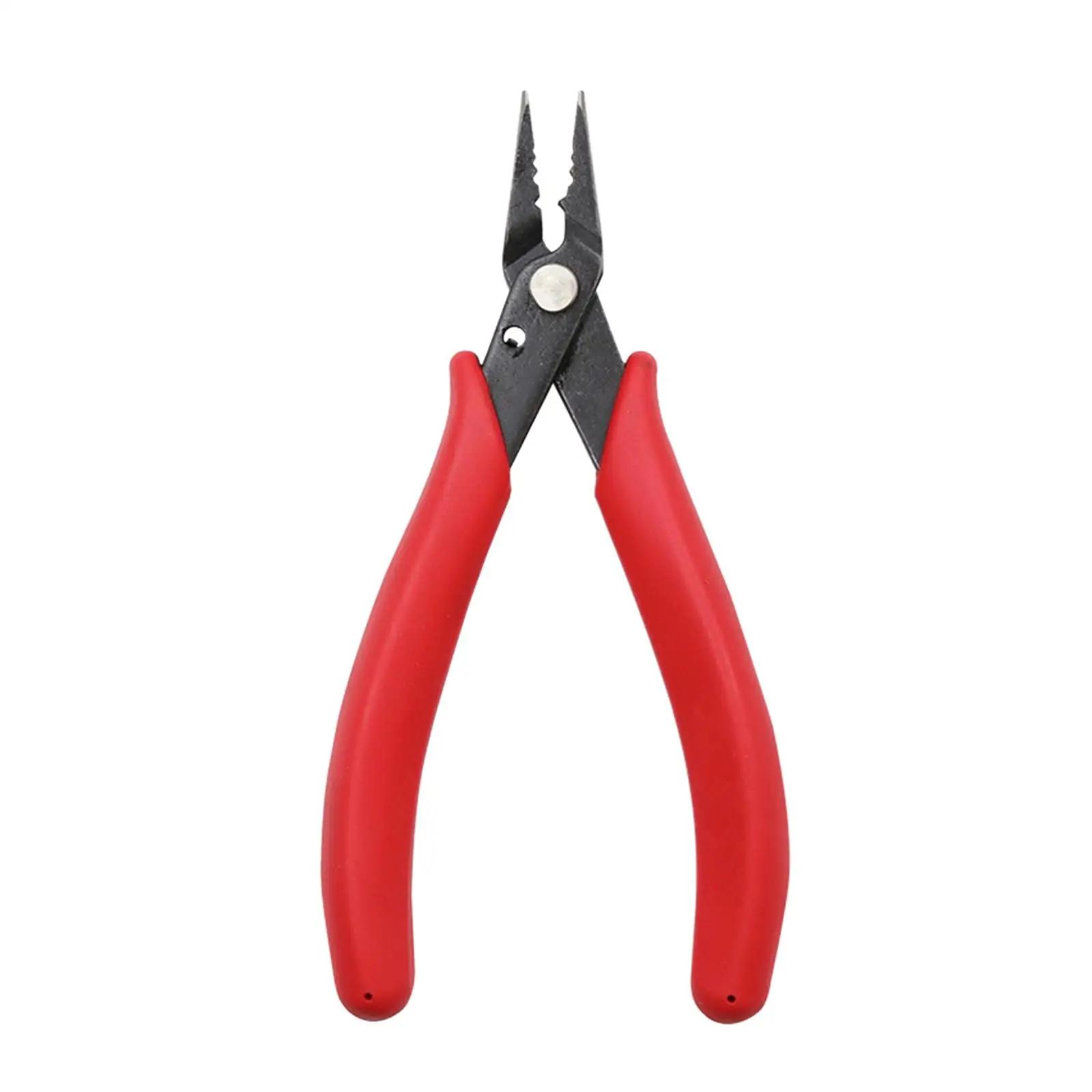 

Jewelry Crimping Pliers For Making Tips Tool Tweezers Crimp Nose Pliers Jump Rings & Split Rings Double Rings Diy Accessories красный