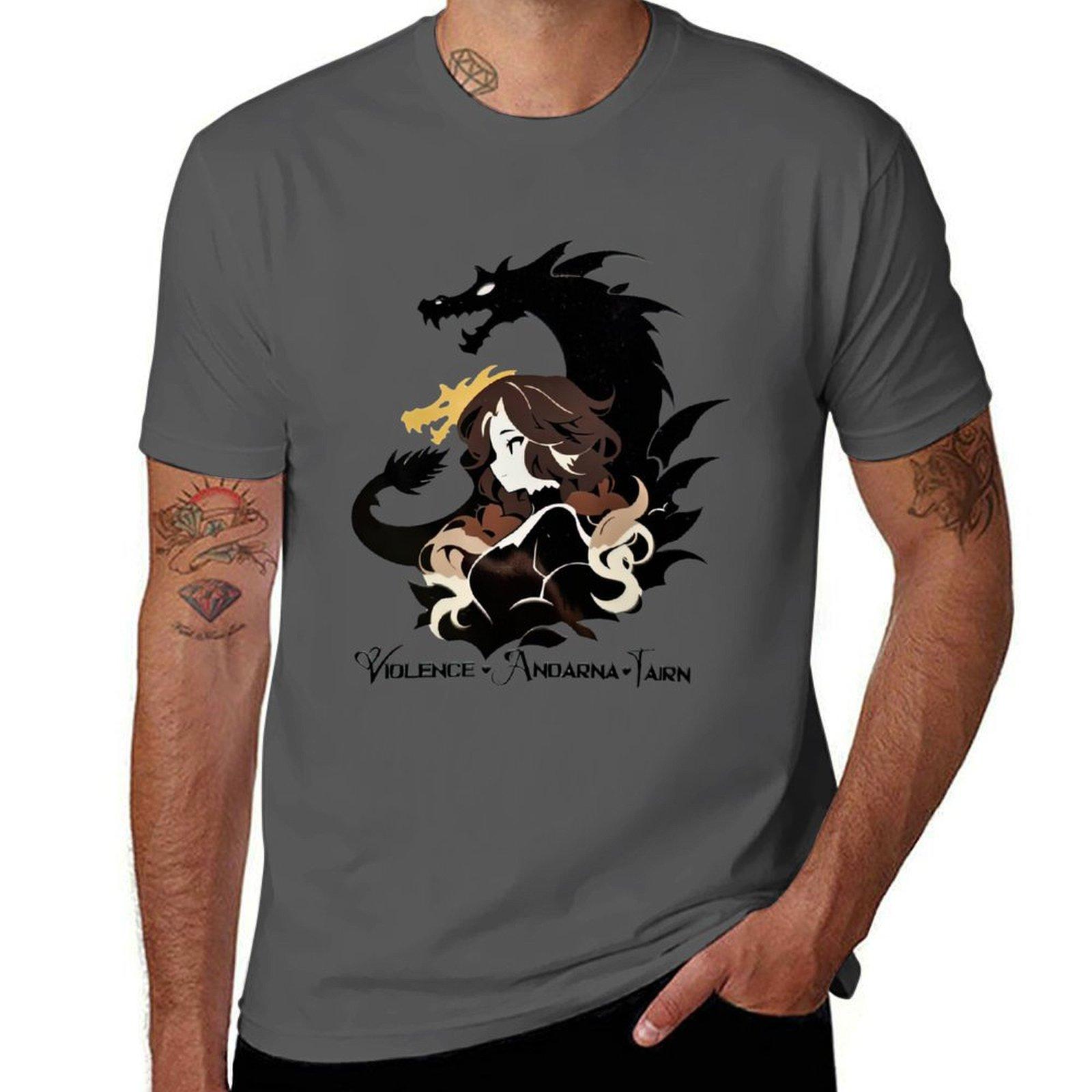 Футболка мужская Фиолетовый Фиолетовое Крыло Yarros Четвертый Andarna футболка Tairn - Sorrengail Rebecca 4XL