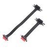 Pci-E 3.0 1X Riser Cable Dual 90 Degree Right Angle Pcie 3.0 X1 To X1 Extension Cable 8Gbps Pci Express 1X Riser Card