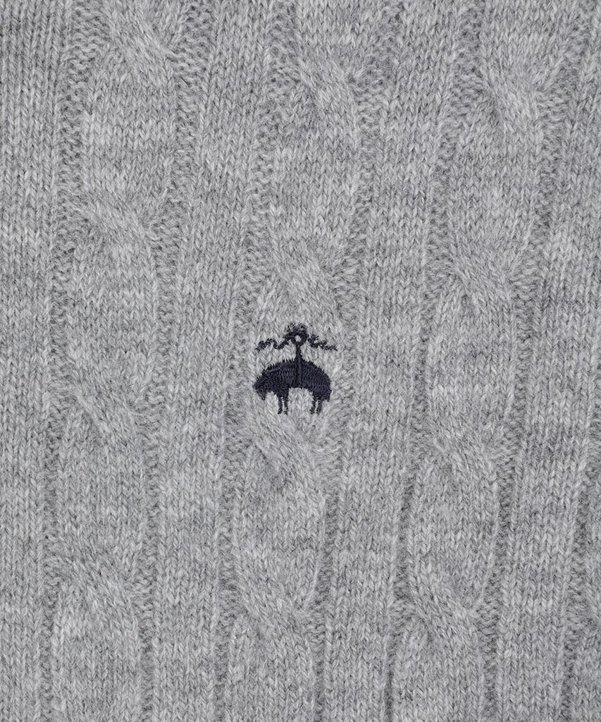 Brooks Brothers [Women'S] Wool Cable Dress (Grey) (Bbdzwb0002Wef)