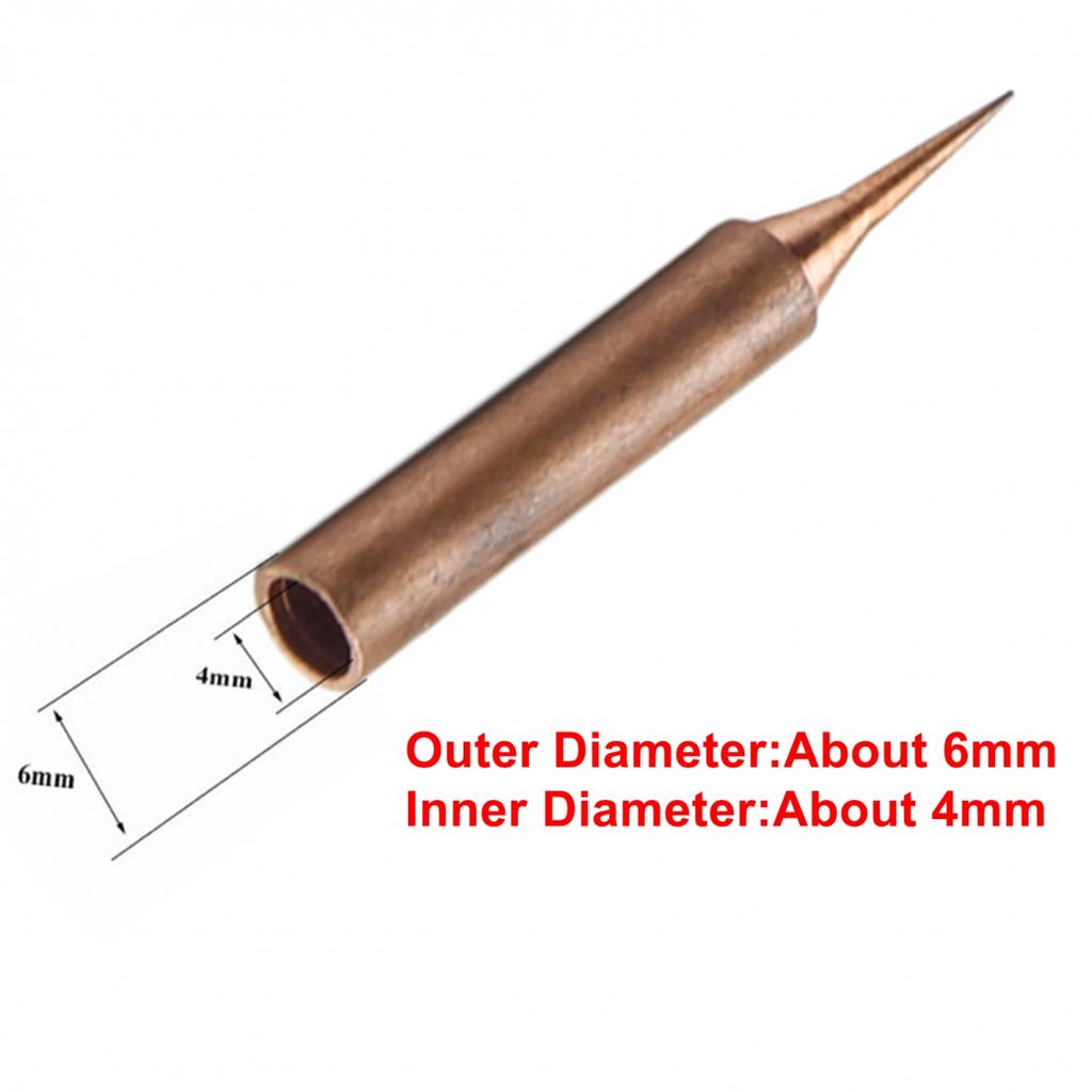 10pc/Set Soldering Tip 900M-T Soldering Tip Copper Useful High quality Practical