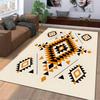 Geometric Tribal Pattern 3-Piece carpet Non-slip rug suitable for living room and bedroom sofas