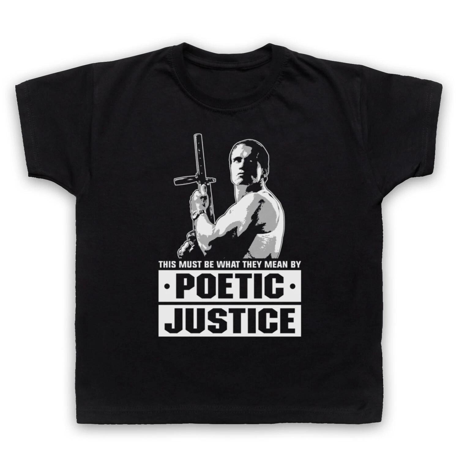 

RAW DEAL POETIC JUSTICE ARNIE ACTION SCHWARZENEGGER KIDS CHILDS T-shirt 160