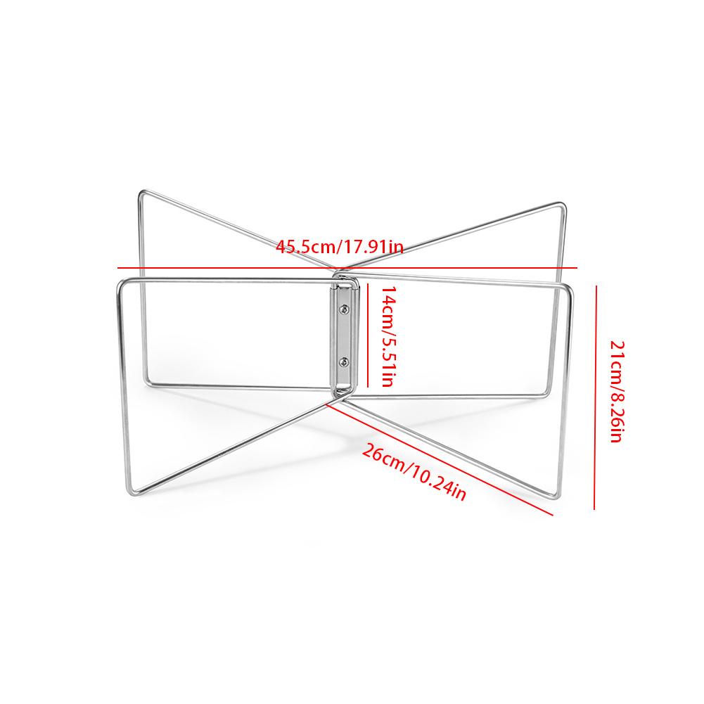 Cutie Camping Stand Pliabil Oțel Inoxidabil Organizator Exterior Suport Cutie Gheață Raft Suport Pliabil pentru Picnic în Aer Liber Pescuit