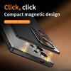Magnetic Metal Frame Protective Case for Samsung S24 Ultra - Full Edge Solid Color Cover