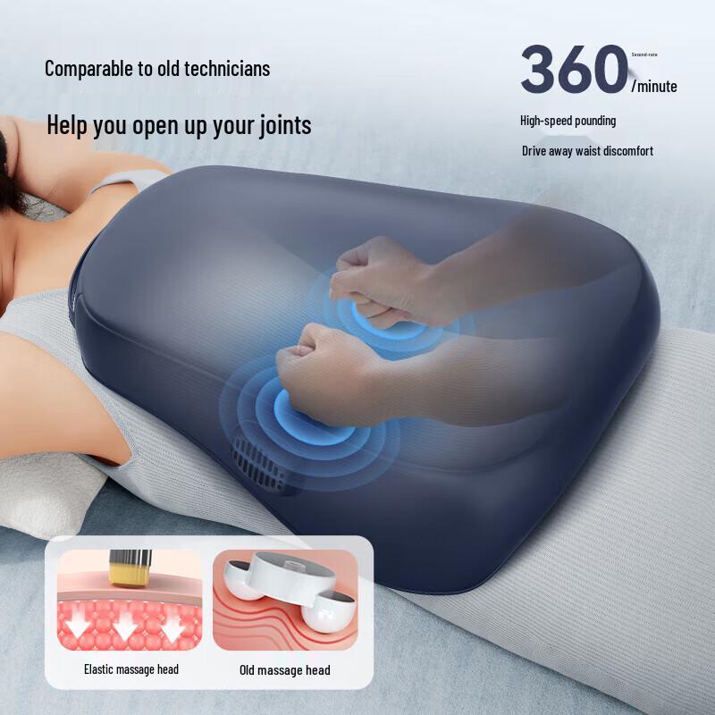 Aux Dual-Zone Percussion Back & Waist Massager