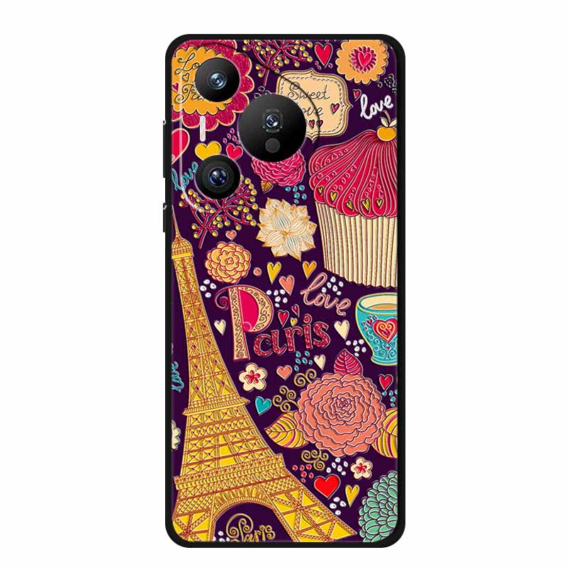 3D Emboss Case For Honor 400 Pro Phone Case Flower Shockproof Silicone Soft Coque For Honor400 Pro Back Cover Case 400Pro Funda