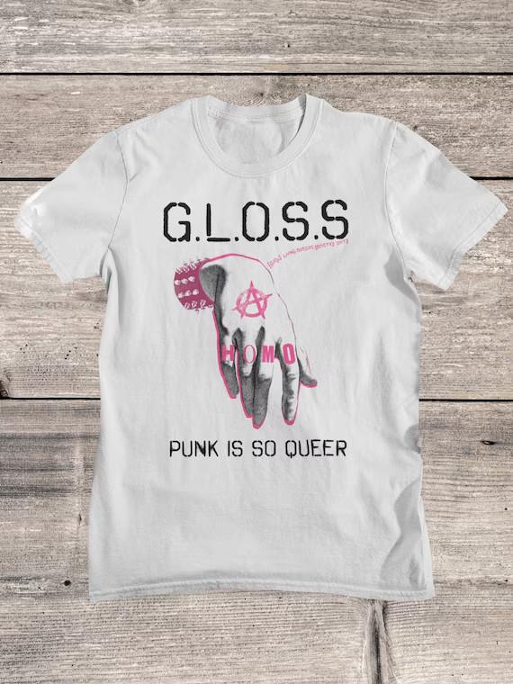 

GLOSS Band Gift for Fan All size S to 5XL White T-shirt K676 Unisex T-Shirt XL