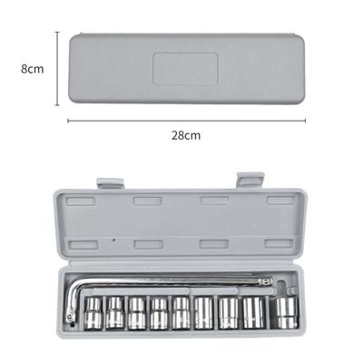 10ks Sada nástrčných klíčů 12 821 mm Sada mechanických nástrojů pro automatické opravy Mechanická nástrčka