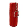Spiky Grippie Stim Fidget Toy with Keychain Stress Relief 3D Printed Storage Box Pain Stimming Tool Teens Adults Portable Bumpy Roller Sensory Toy