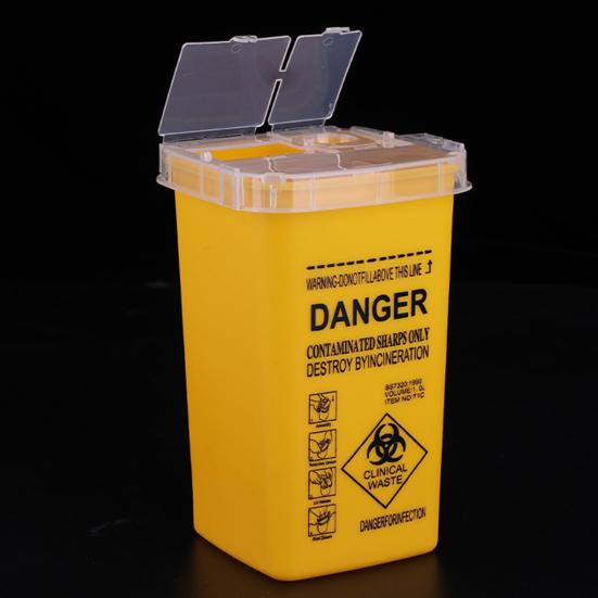 Sharps Waste Bin Multifunctional Storage Professional Safe Tattoo Supplies Sharps Disposal Container Salon Accessories