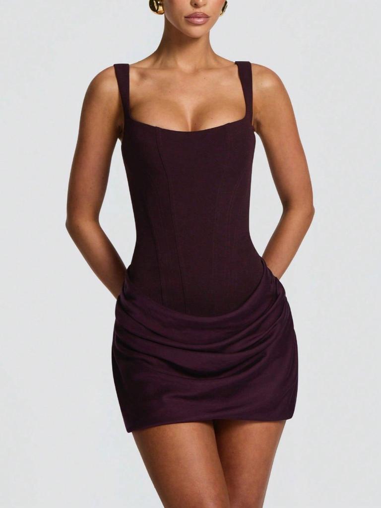 2025 European & American Style Strapless Short Dress - New Trendy Release