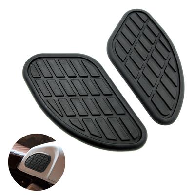 1 Paar Motorrad Kraftstofftank Knieschoner Schutzaufkleber Seitenteile Für Harley Honda Yamaha Cafe Racer Vintage Tank Traction Pad