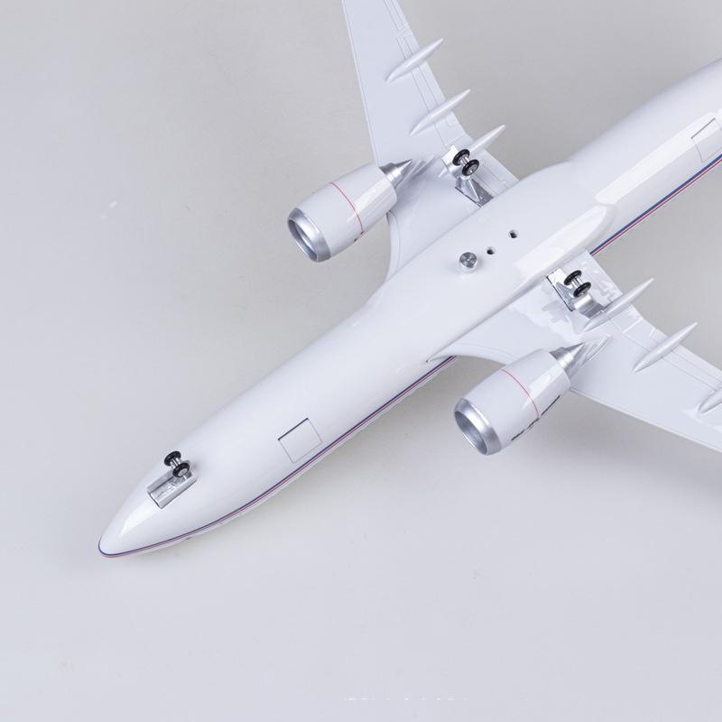 47cm Miniature Airplane For China Air Force B737 Collectible Aircraft Resin Toy Planes Boys Kids Collected Gift