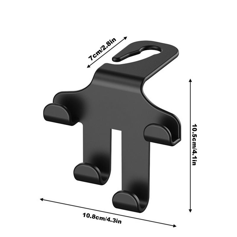 2 szt. Haczyki na zagłówek fotela samochodowego Organizer na zagłówek samochodowy Uchwyt na telefon Przenośny haczyk na fotel samochodowy Części zamienne do wnętrza pojazdu