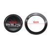 ABCDGE1 ABS Car Steering Wheel Emblem Badge Sticker Decals For Octavia Superb Rapid Kodiaq Karoq Fabia Kamiq Enyaq Citigo Vision