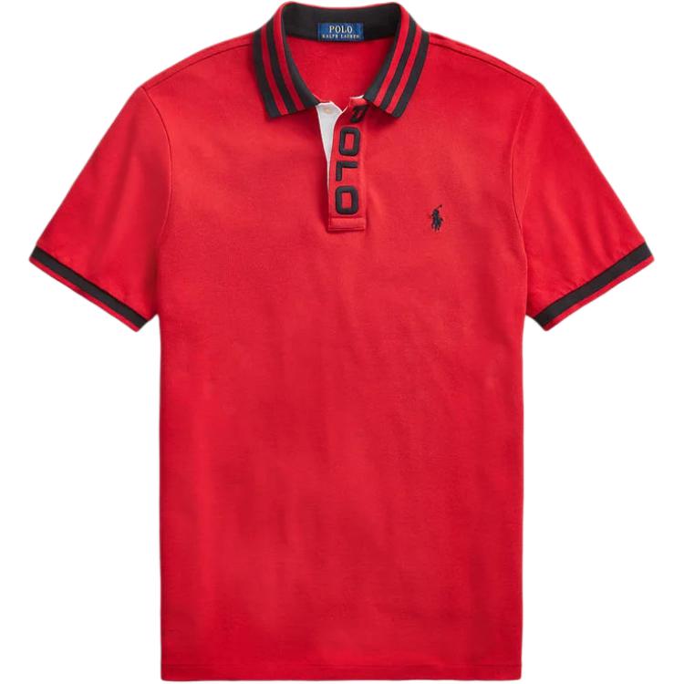 Polo Ralph Lauren Letter Print Embroidered Polo Shirt Men Polo Shirts 710812679-004