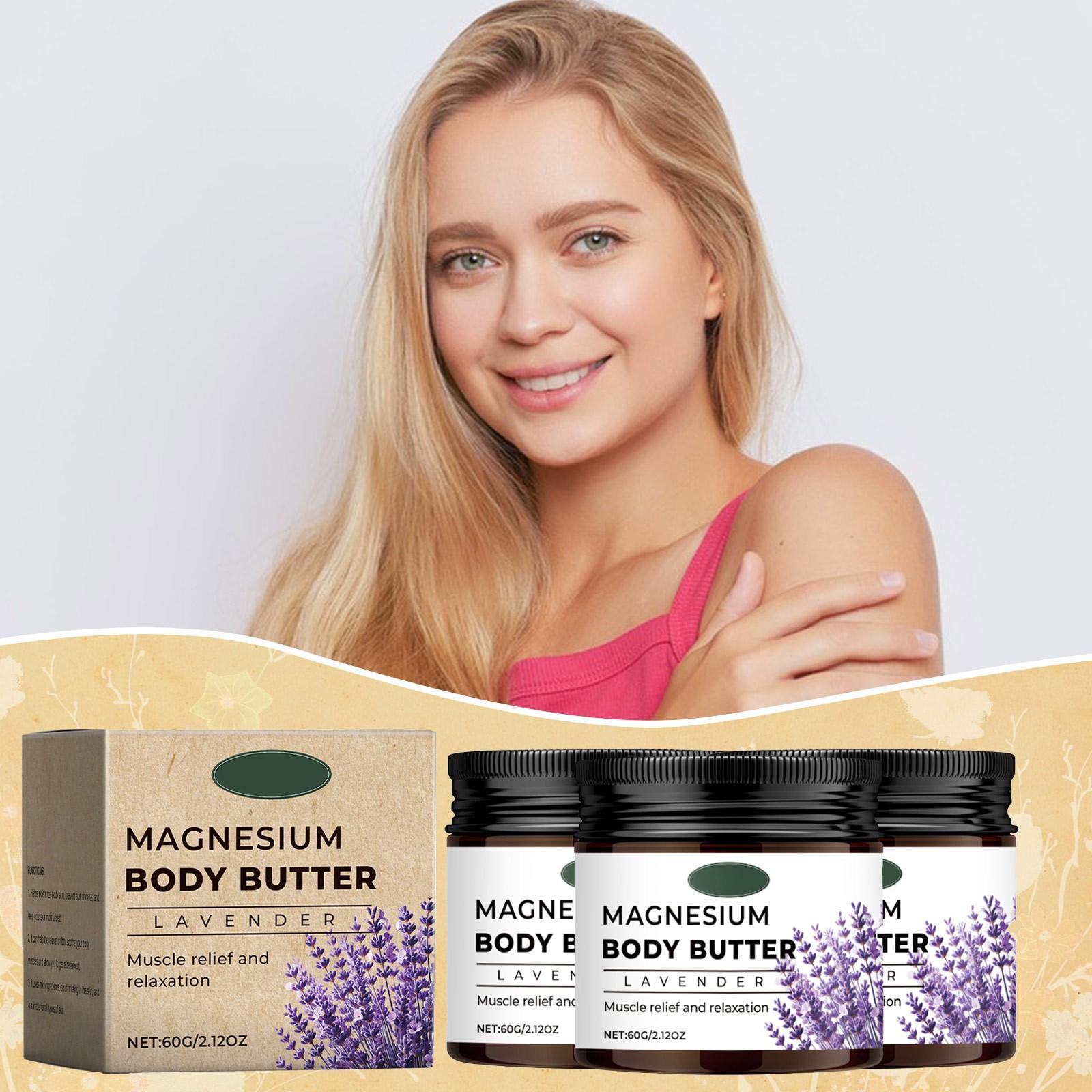 

Масло для тела с магнием и лавандой Бальзам для тела с магнием Крем для ухода за телом с лавандой Успокаивающий крем Средства для сна One Size