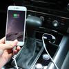 Car Charger With Led Voltage Current Display Dual Usb Fast Charging For Travel And Commuting