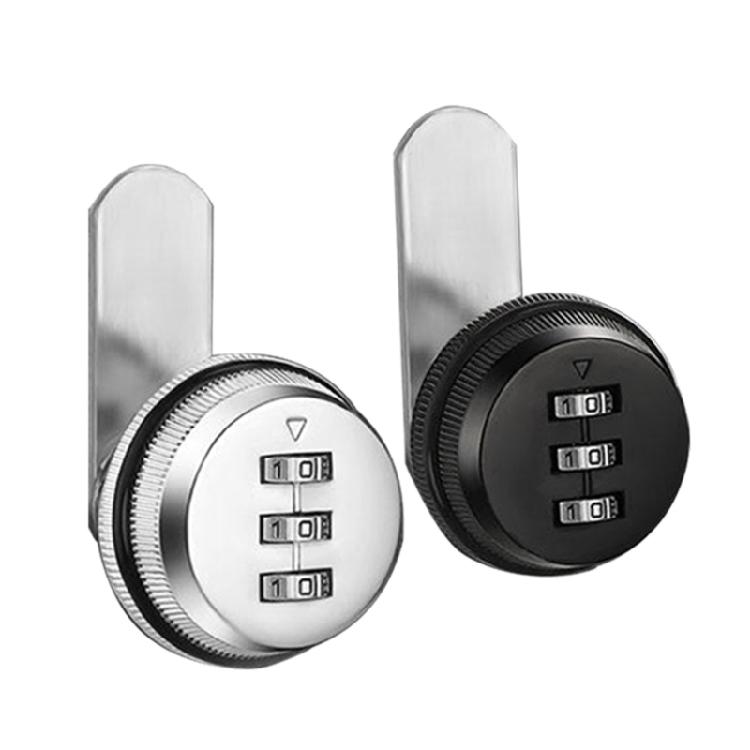 2pcs Elegant 3 Digit Code Cams Lock for Mailbox and Cabinet Sturdy Without Key Zinc Alloy Materials Home Accessory
