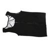 Męska Kamizelka do Sauny Shaper Siłownia Fitness Trening Neoprenowa Pot Trener Talii Zamek Błyskawiczny Podkoszulek Wewnętrzna Srebrna L/XL