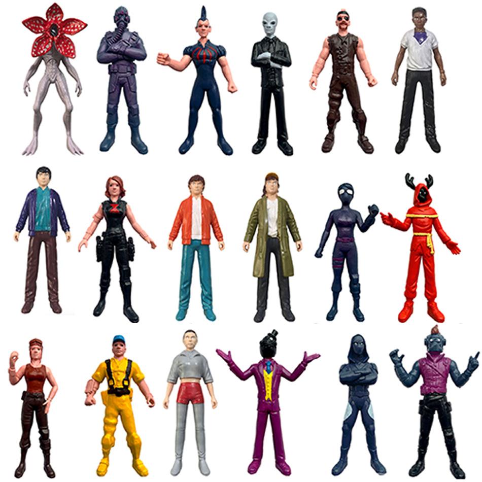 6/12/18Pcs/Set Stranger Things Vecna Figures Collectible Desktop Ornament Toys Kid Gifts for Tabletop Desk Decoration