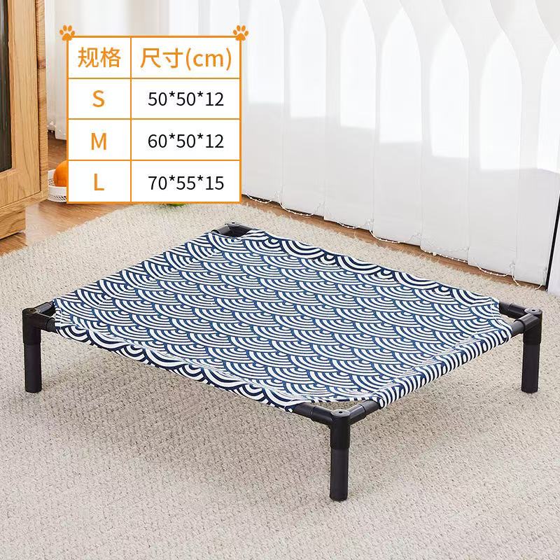 Elevated Pet Bed Dog Cat Folding Pet Camping Bed Cat Dog House Portable Removable Washable Four Seasons Cats Kennel Puppy Beds