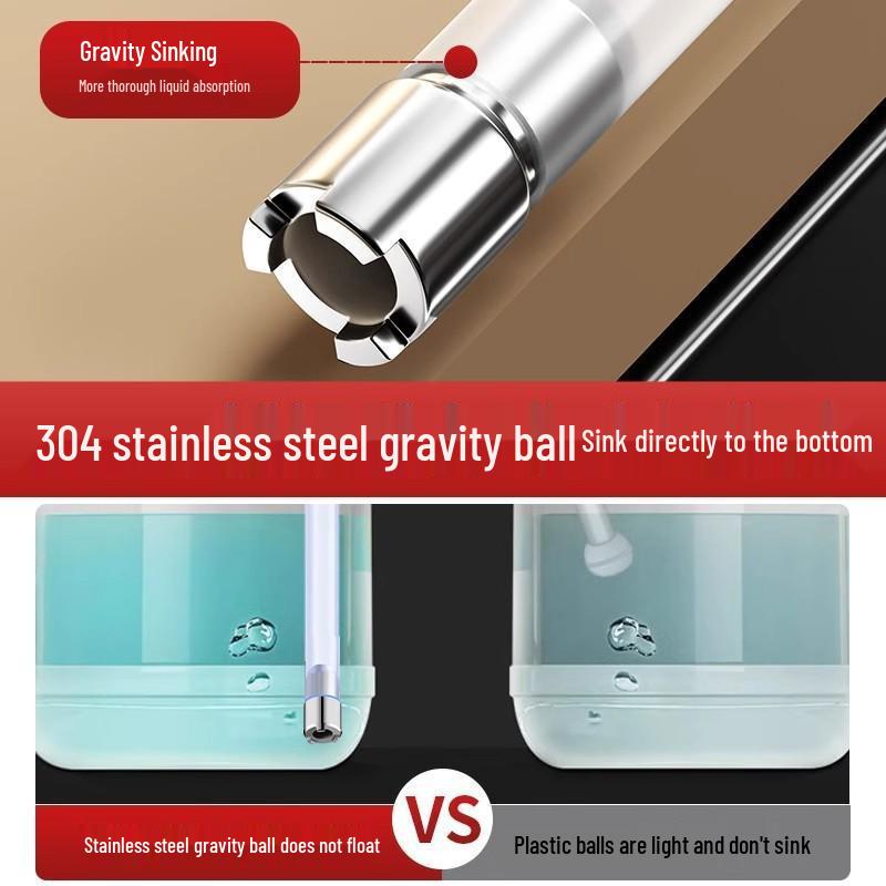 304 Stainless Steel Kitchen Sink Dish Soap Dispenser for Household Detergent