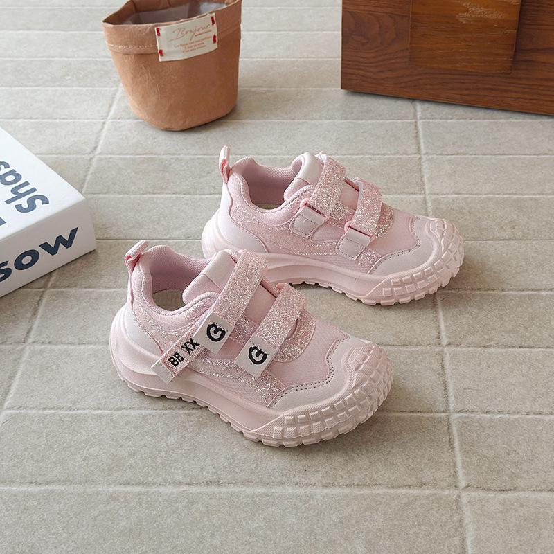 2026 Spring/Autumn Kids' Versatile Sports Shoes: Breathable Leather for Girls, Soft Sole for Boys