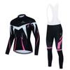 Men Women Cycling Jersey Long Sleeve Road Mountain Bike Sport Shirt Breathable Quick Dry Fall Season