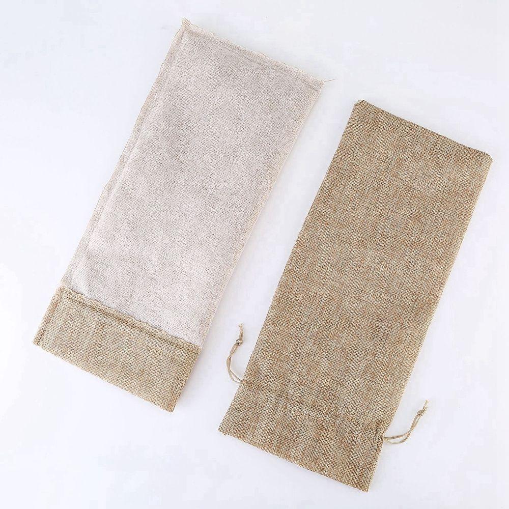 750ml Gift Burlap Linen Party Decoration Wine Bags Wine Bottle Covers Packaging Bag Champagne Pouch