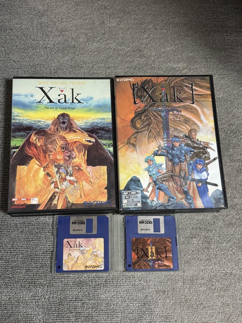 

[Б/У] Полный набор Xak1.2 с бонусными предметами и данными сохранения для MSX2