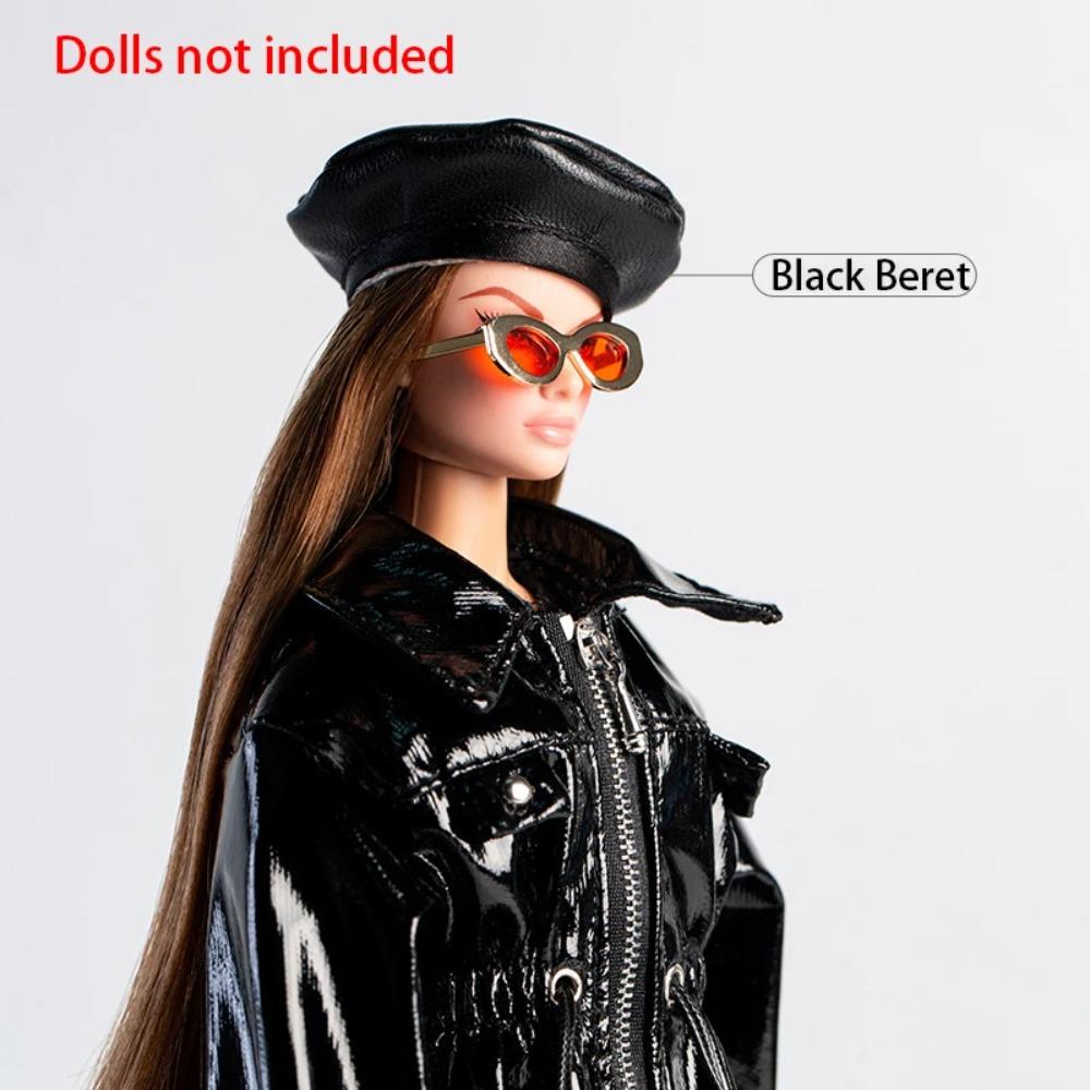 

30cm Doll Clothes Accessories Cool Girl Futuristic Modern Leather Jacket/Shirt/Glasses Fashion Dress Up For 1/6 Supermodel Doll Fits 30cm dolls