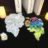 3D Sunflower Silicone Mold DIY Epoxy Resin Mold for Wall Desktop Decoration Hanging Pendant Concrete Plaster Mould Craft