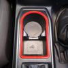 ABS Red Rear Water Cup Holder Cover Trim For Toyota Tacoma 2016-