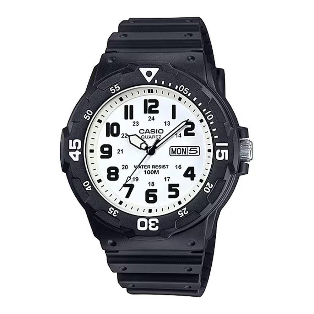 Casio Standard Quartz Wristwatch MRW-200H-7BV Mens WhiteArabic Overseas Model