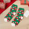 Cozy Coral Fleece Christmas Socks: Velvet Santa Half-Sided, Warm Floor Stockings for Autumn & Winter