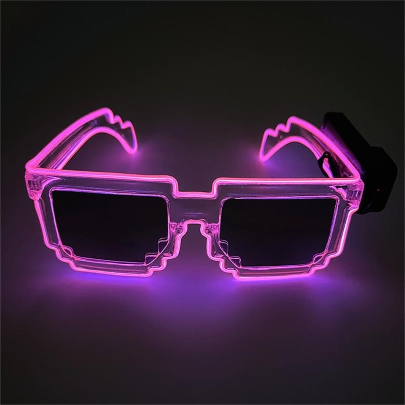 LED Light Up Sunglasses With Fashion Frame and Lens For Night Parties And Festival Event Gathering Dressingup Eyewears