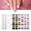 20Pcs Multi-Colors Nail Polish Strips Adhesive Gel Nail Sticker Gel Nail Strips