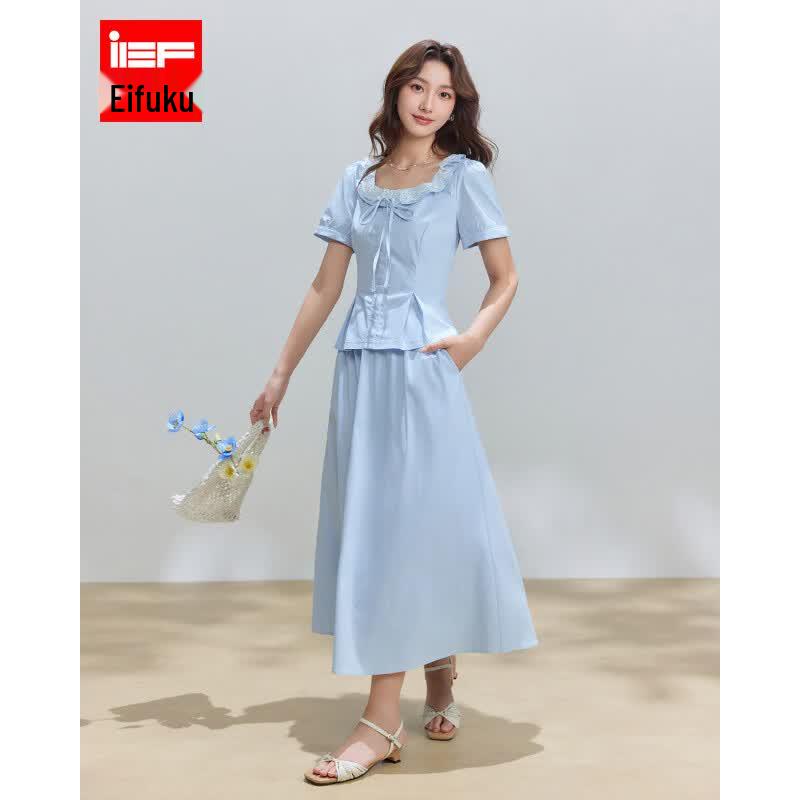 IEF Summer Korean Style Skirt Set L