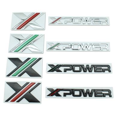 Auto 3D Metal X XPOWER Logo Karoserie Odznak Emblém Samolepka pro MG 3 7 5 6 EZS TF ZR ZS HS GS GT Hector RX5