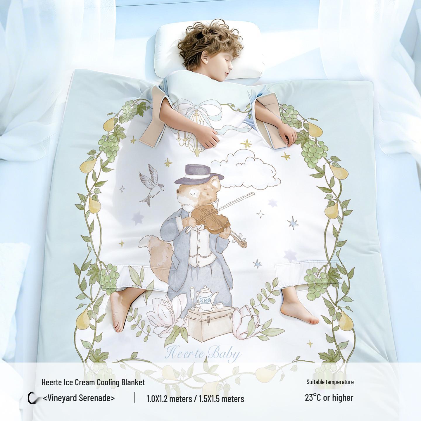 He er Te Baby Sleeping Bag – Lightweight Anti-kick Quilt for Spring and Summer 100x120 cm