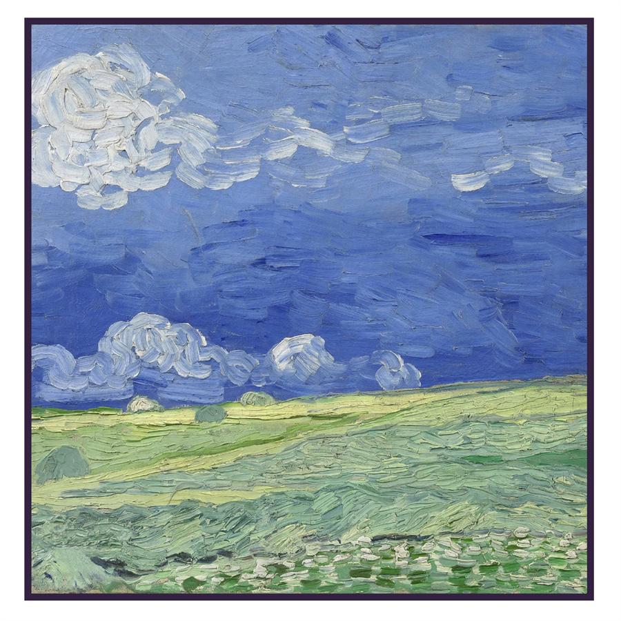 Silk Scarf Women Paintings Series Square Scarves Head Echarpes Silk Foulards Femme Wraps Beach Shawls Bandana Lady Hijabs 90CM