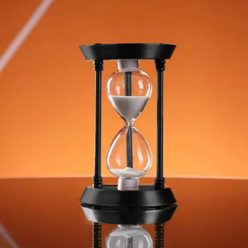 1-15 Minutes Nordic Metal Hourglass Timer Sand Clock Ornaments Home Furnishings Living Room Office Retro Decorate Crafts Gifts
