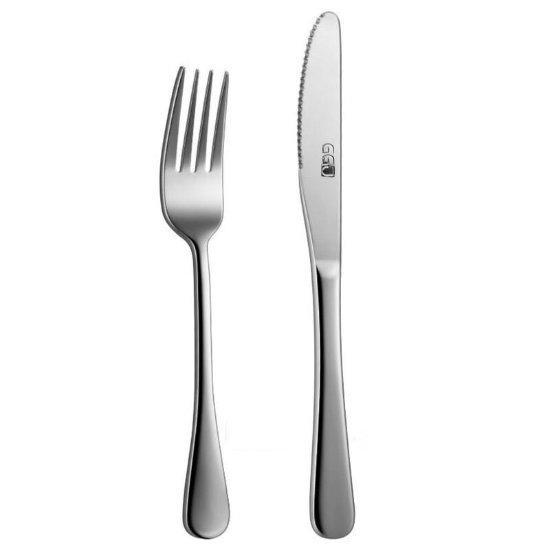 Zhaoran Thickened Stainless Steel Steak Knife & Fork Set