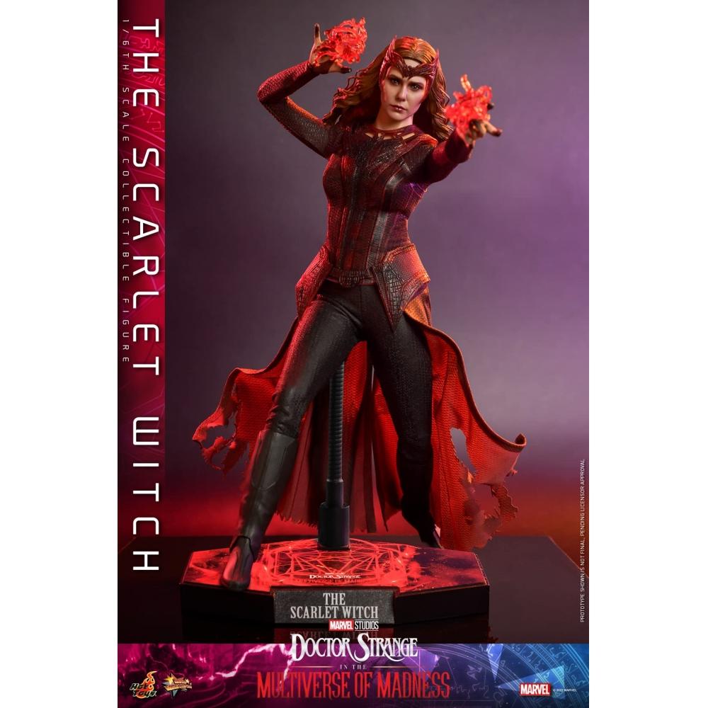 Movie Masterpiece Doctor StrangeMultiverse of Madness Scarlet Witch 16 Scale Figure Red Height Approx. 28cm MMS652